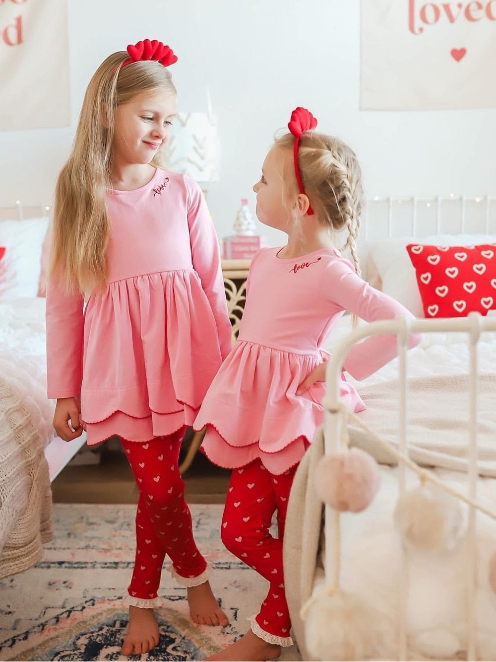 Love and Grow Clothing Valentine’s Day Tunic Set